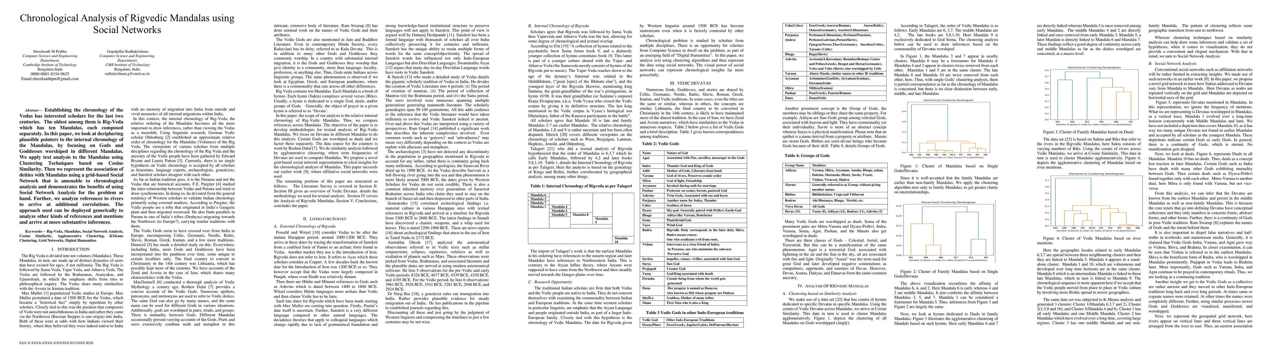 Thumbnail for Chronological Analysis of Rigvedic Mandalas using Social Networks