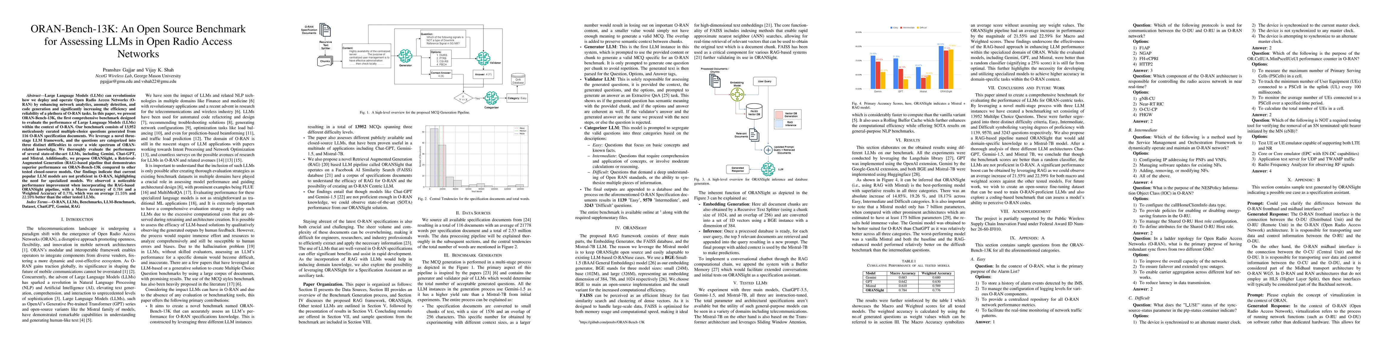 Thumbnail for ORAN-Bench-13K: An Open Source Benchmark for Assessing LLMs in Open
  Radio Access Networks