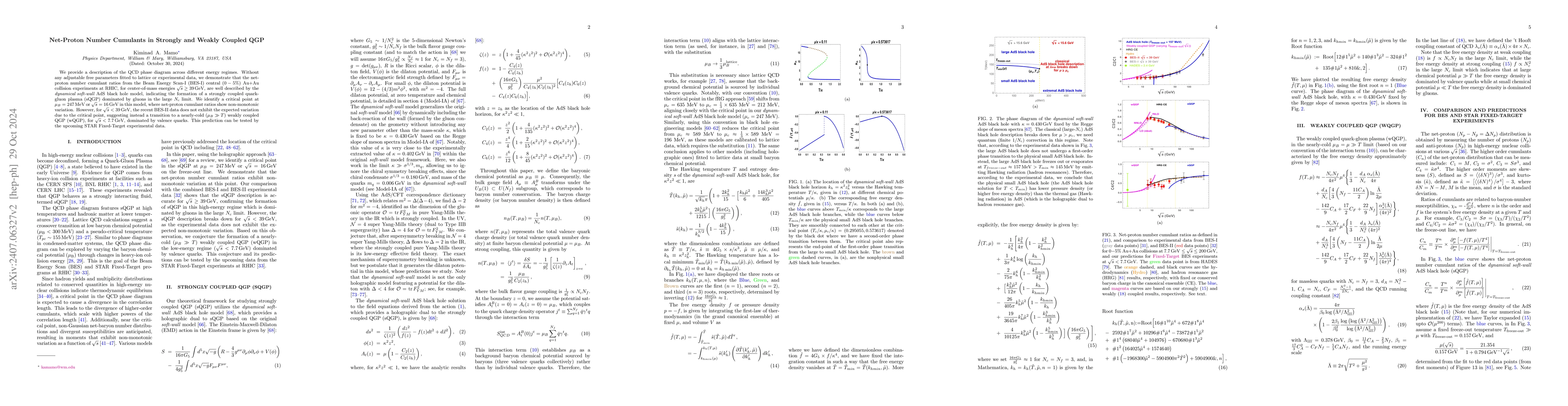 Thumbnail for Net-Proton Number Cumulants in Strongly and Weakly Coupled QGP