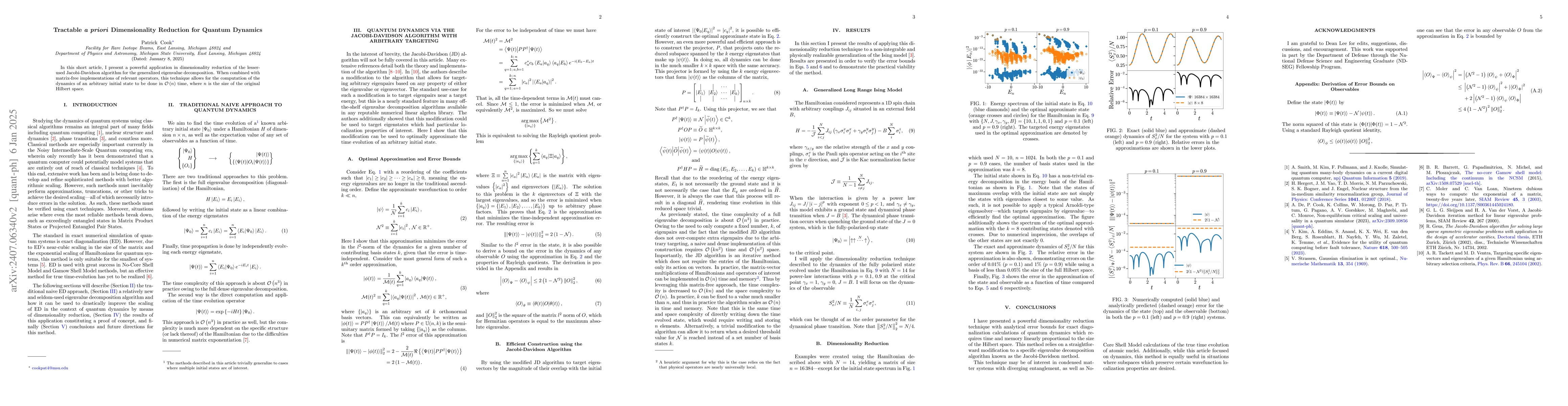 Thumbnail for Tractable A Priori Dimensionality Reduction for Quantum Dynamics