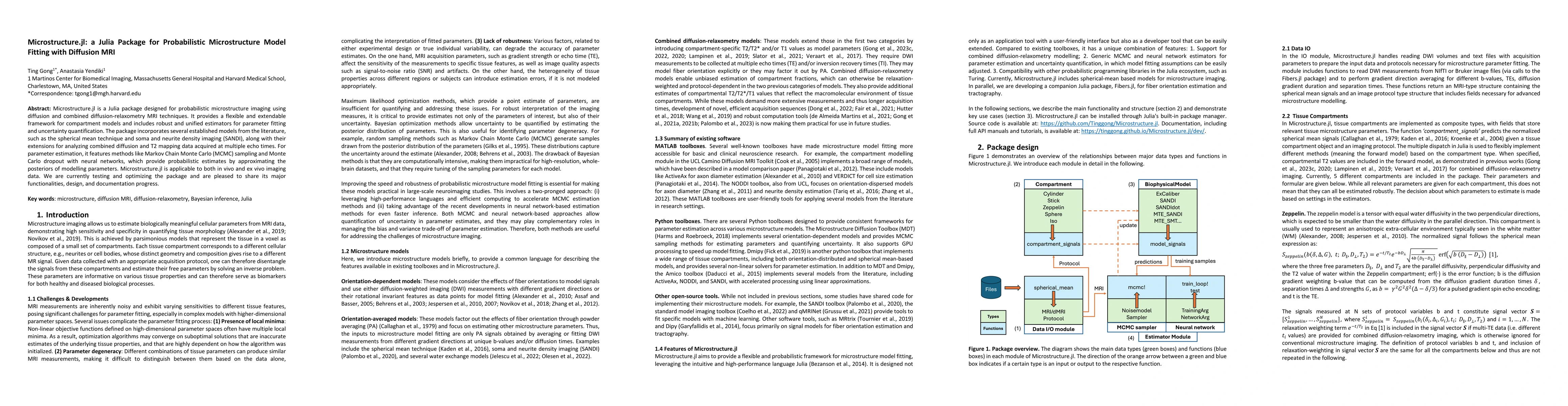 Thumbnail for Microstructure.jl: a Julia Package for Probabilistic Microstructure
  Model Fitting with Diffusion MRI