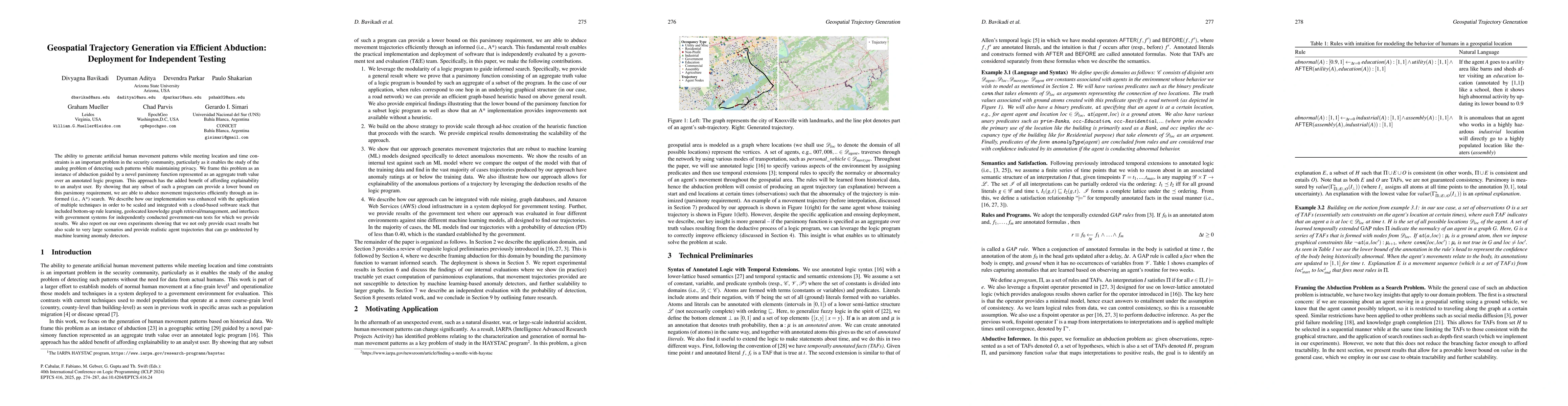 Thumbnail for Geospatial Trajectory Generation via Efficient Abduction: Deployment for
  Independent Testing