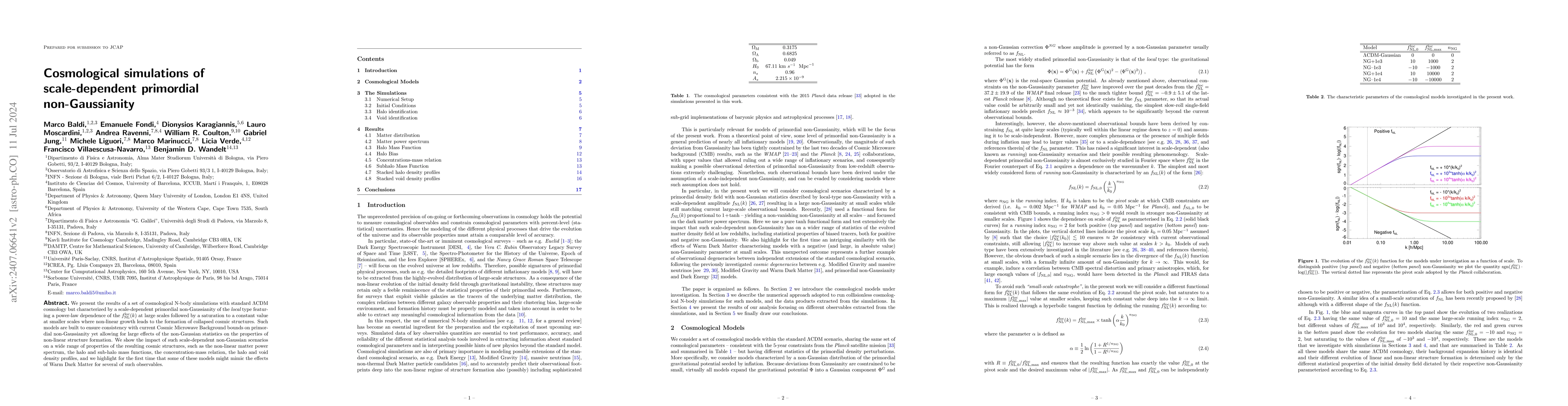 Thumbnail for Cosmological simulations of scale-dependent primordial non-Gaussianity