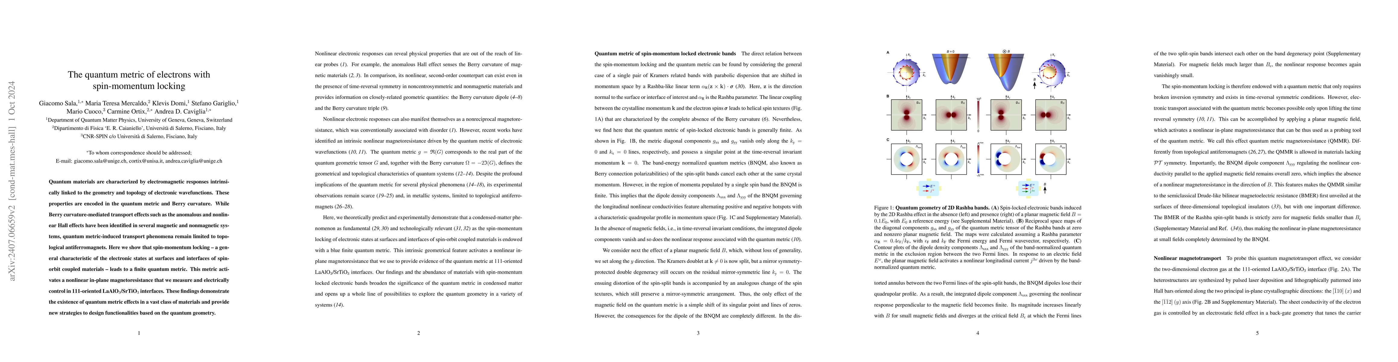 Thumbnail for The quantum metric of electrons with spin-momentum locking