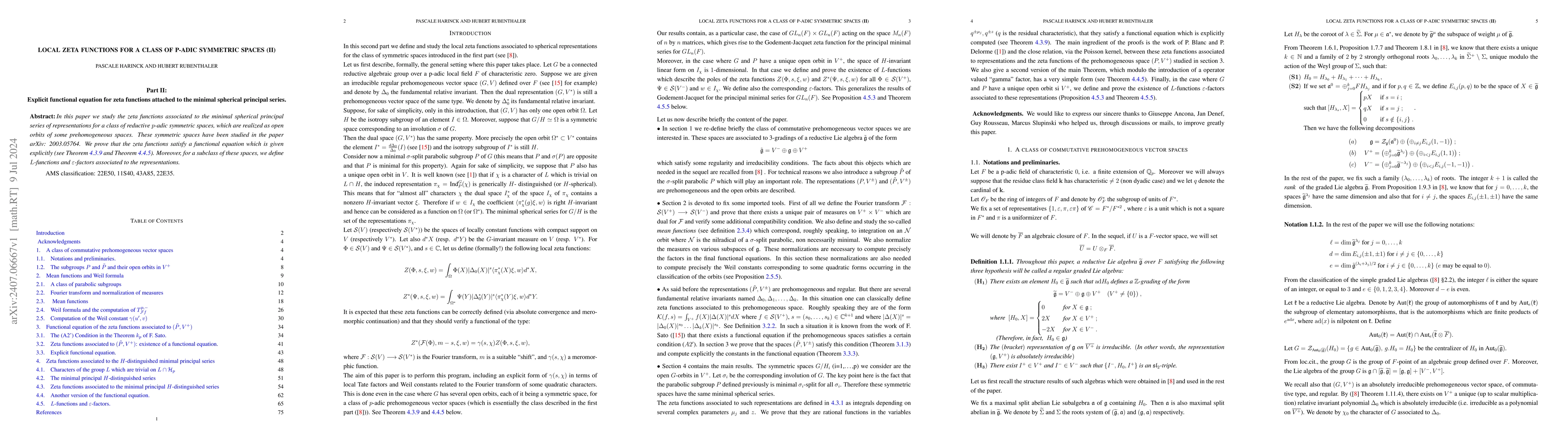 Thumbnail for Local zeta functions for a class of p-adic symmetric spaces (II)