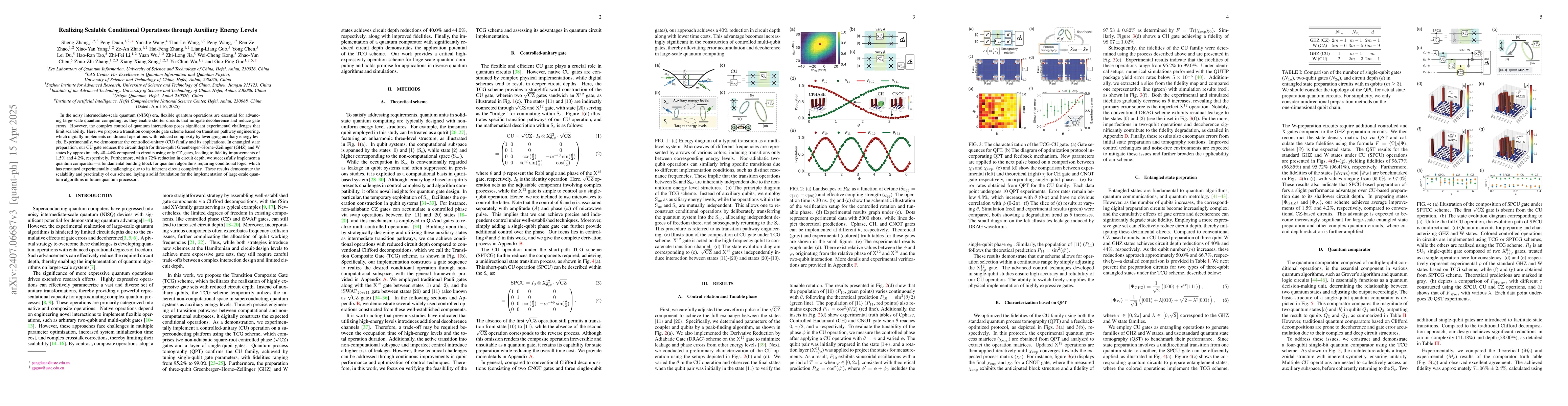 Thumbnail for Realizing Scalable Conditional Operations through Auxiliary Energy
  Levels