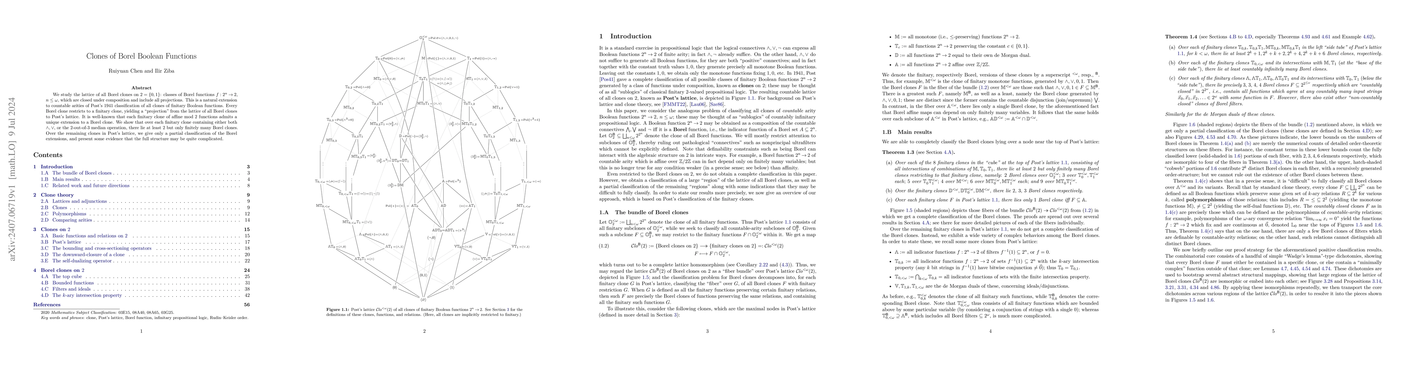 Thumbnail for Clones of Borel Boolean Functions