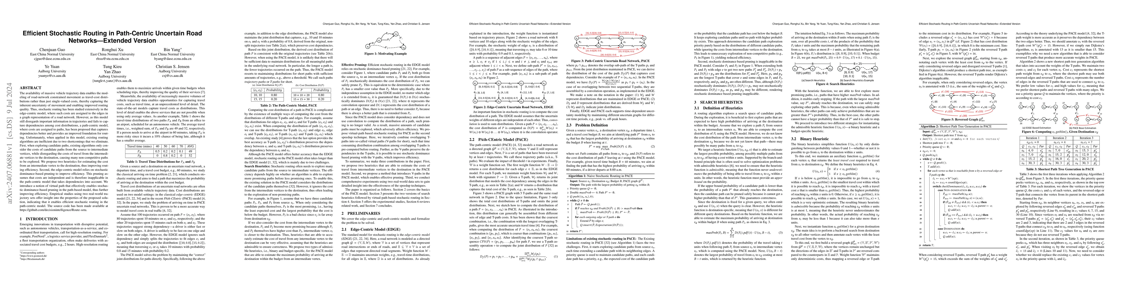 Thumbnail for Efficient Stochastic Routing in Path-Centric Uncertain Road Networks --
  Extended Version