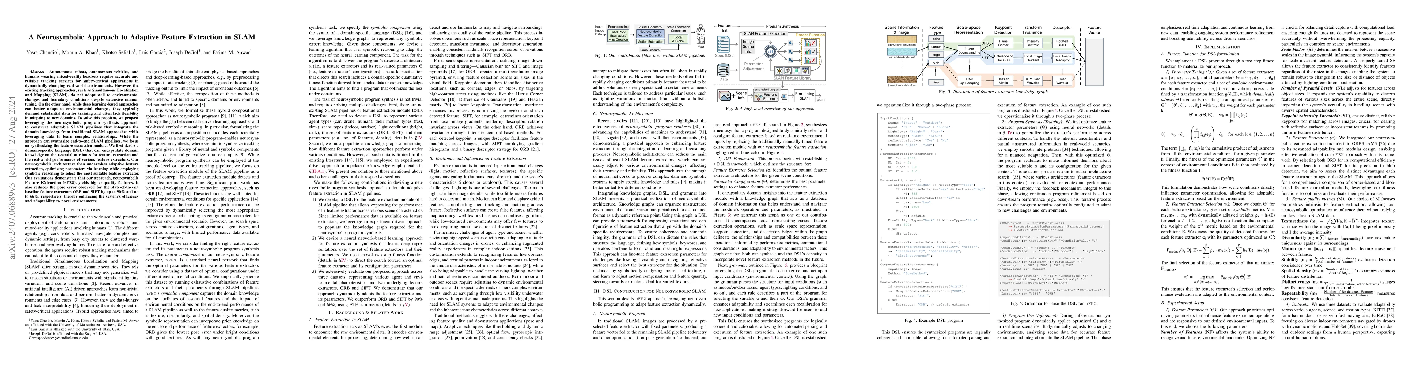 Thumbnail for A Neurosymbolic Approach to Adaptive Feature Extraction in SLAM