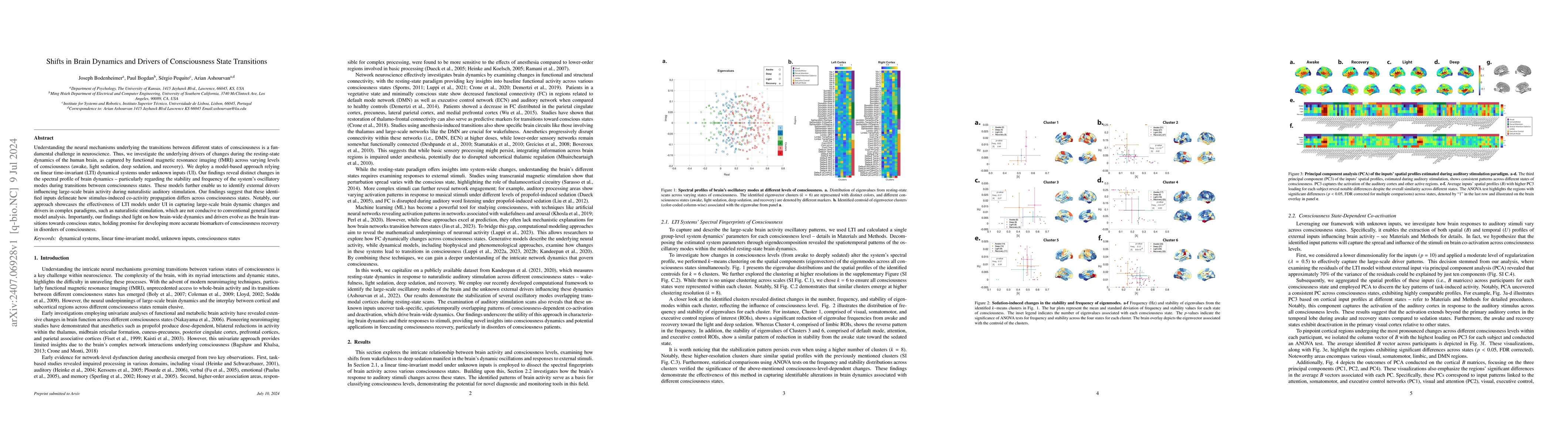 Thumbnail for Shifts in Brain Dynamics and Drivers of Consciousness State Transitions