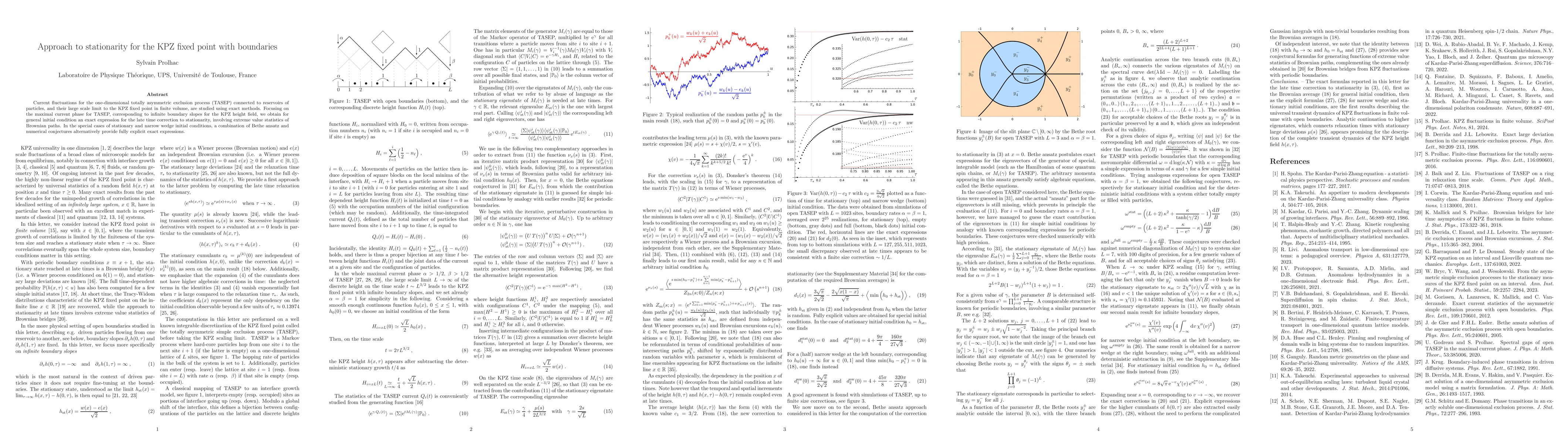 Thumbnail for Approach to stationarity for the KPZ fixed point with boundaries