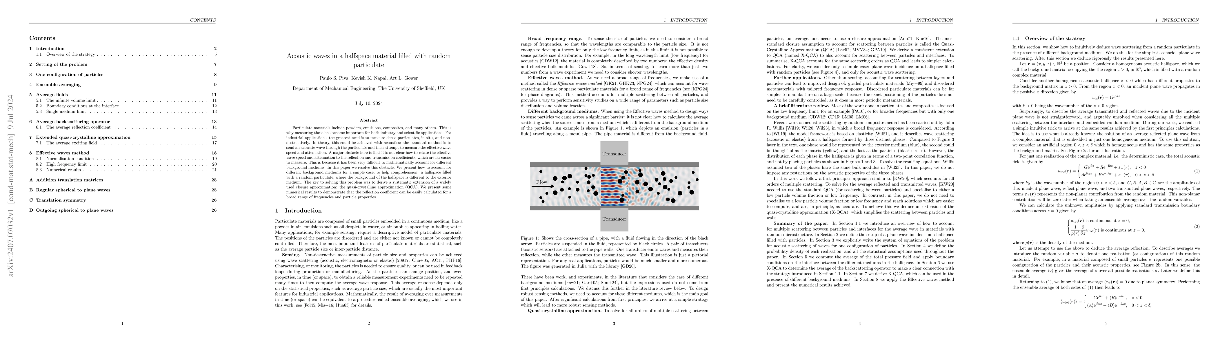 Thumbnail for Acoustic waves in a halfspace material filled with random particulate