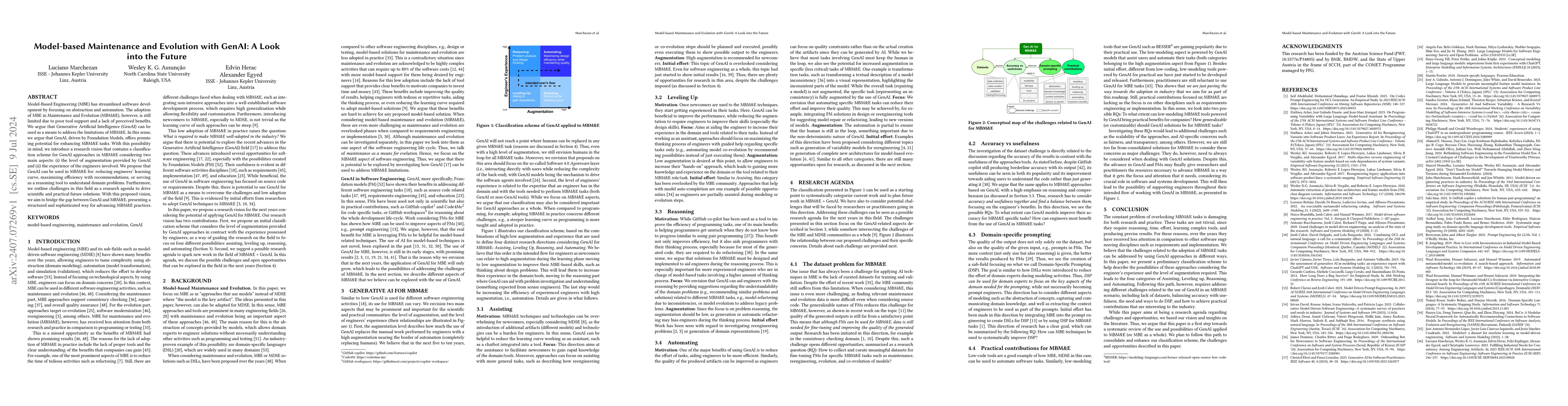 Thumbnail for Model-based Maintenance and Evolution with GenAI: A Look into the Future