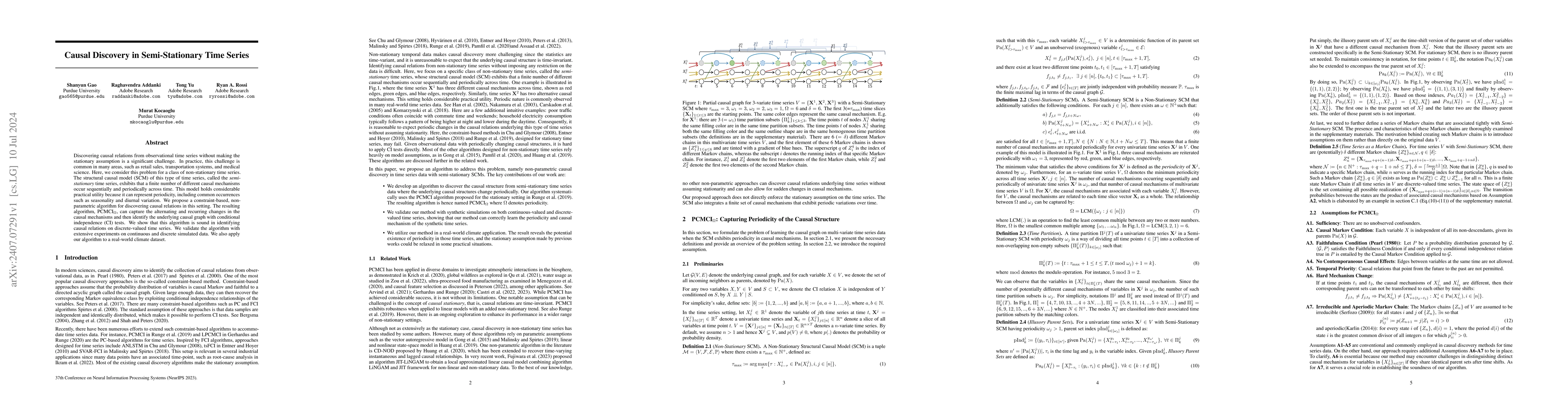 Thumbnail for Causal Discovery in Semi-Stationary Time Series
