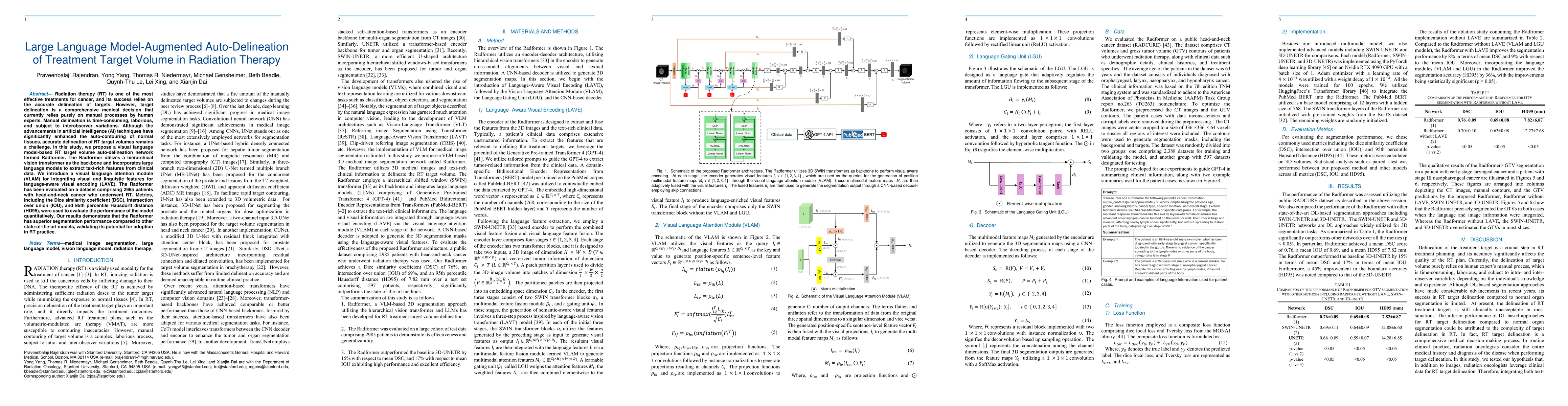 Thumbnail for Large Language Model-Augmented Auto-Delineation of Treatment Target
  Volume in Radiation Therapy