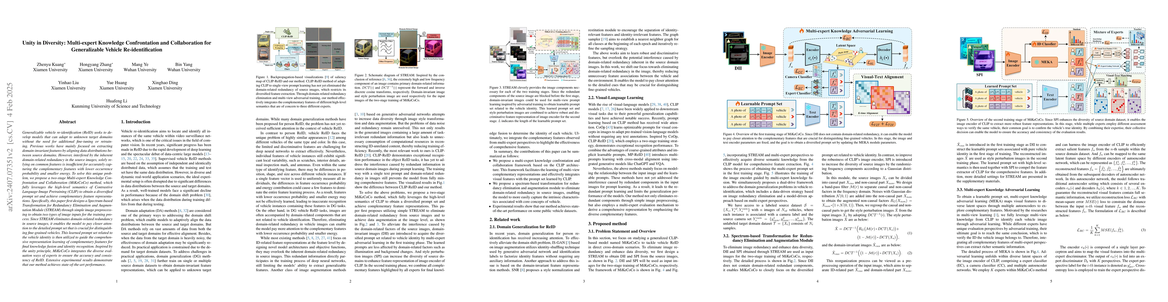 Thumbnail for Unity in Diversity: Multi-expert Knowledge Confrontation and
  Collaboration for Generalizable Vehicle Re-identification