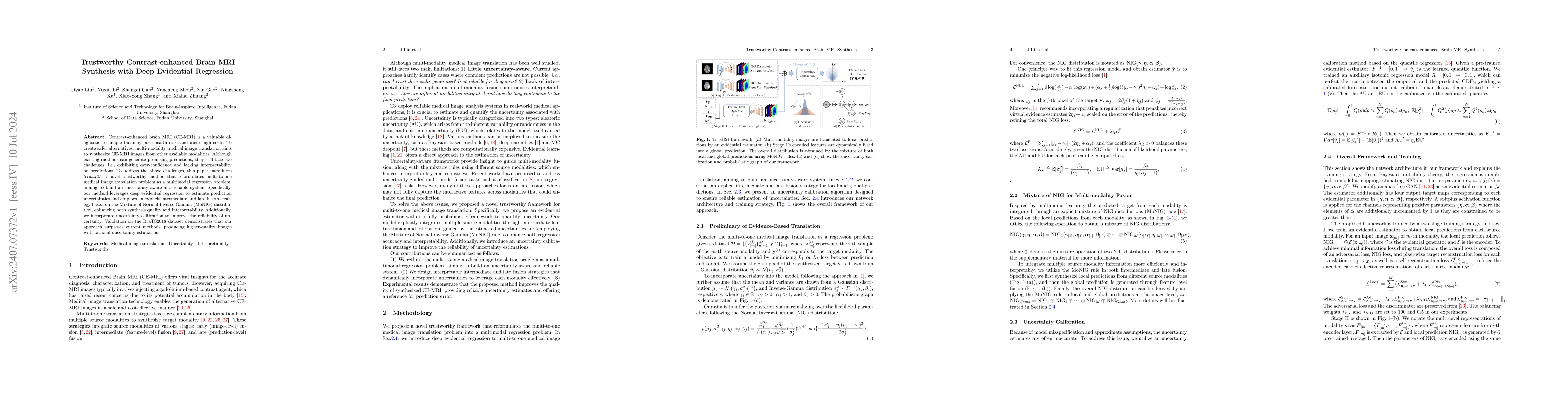 Thumbnail for Trustworthy Contrast-enhanced Brain MRI Synthesis