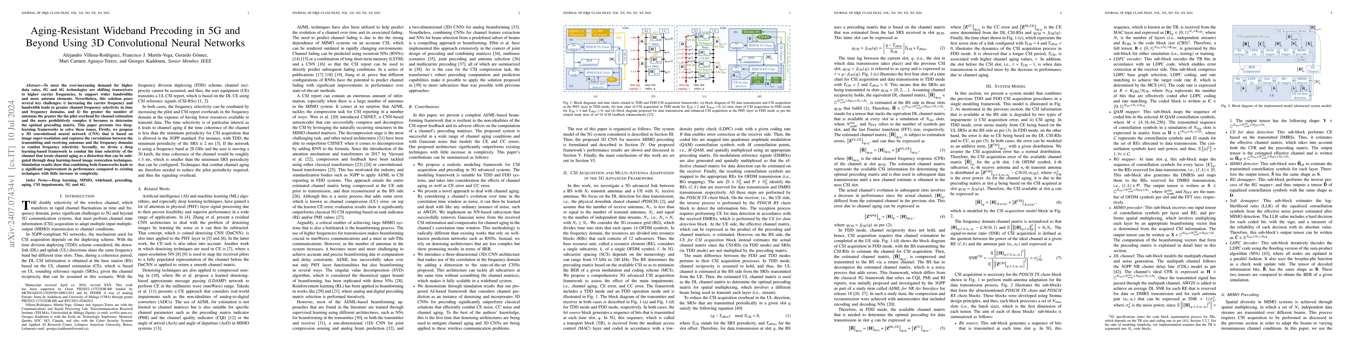 Thumbnail for Aging-Resistant Wideband Precoding in 5G and Beyond Using 3D
  Convolutional Neural Networks