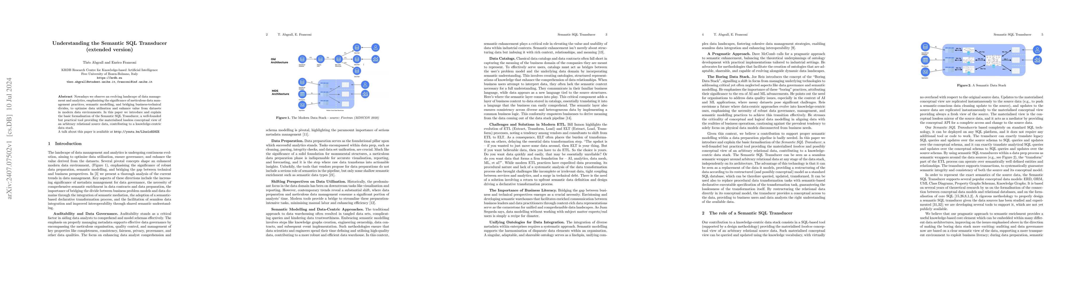 Thumbnail for Understanding the Semantic SQL Transducer