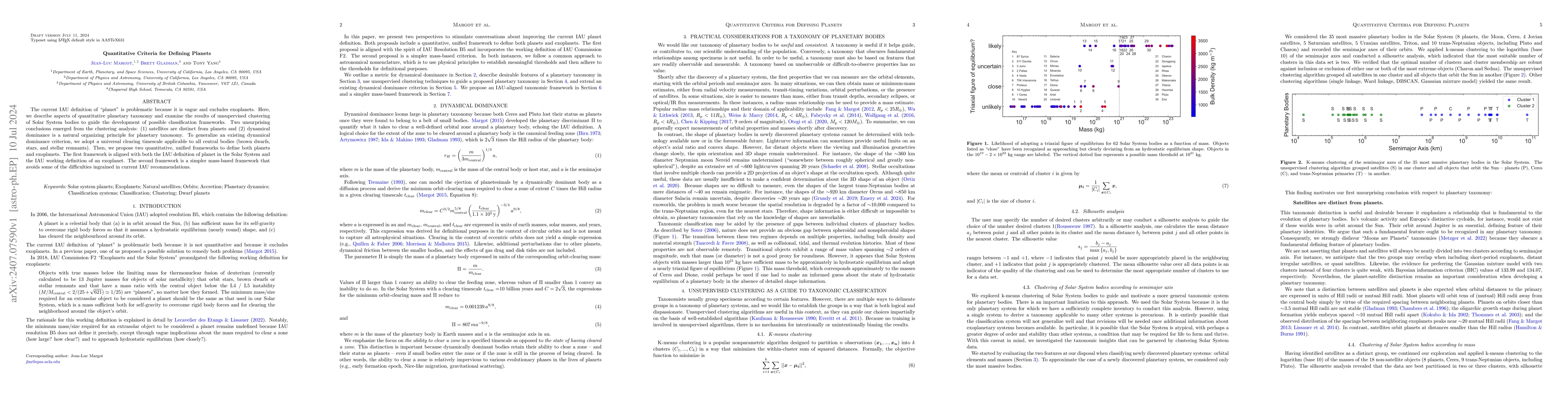 Thumbnail for Quantitative Criteria for Defining Planets