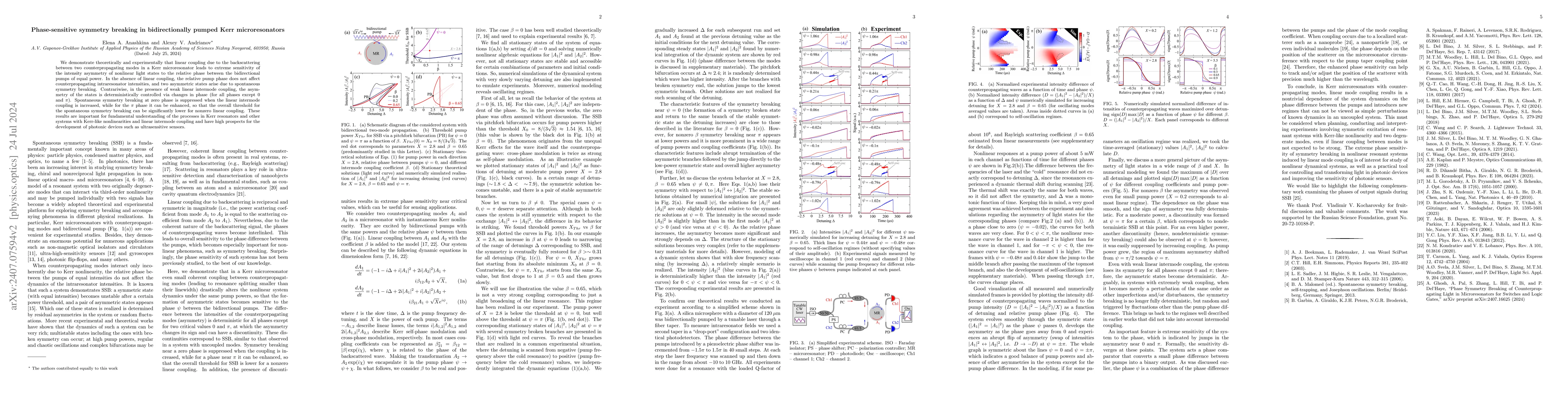 Thumbnail for Phase-sensitive symmetry breaking in bidirectionally pumped Kerr
  microresonators