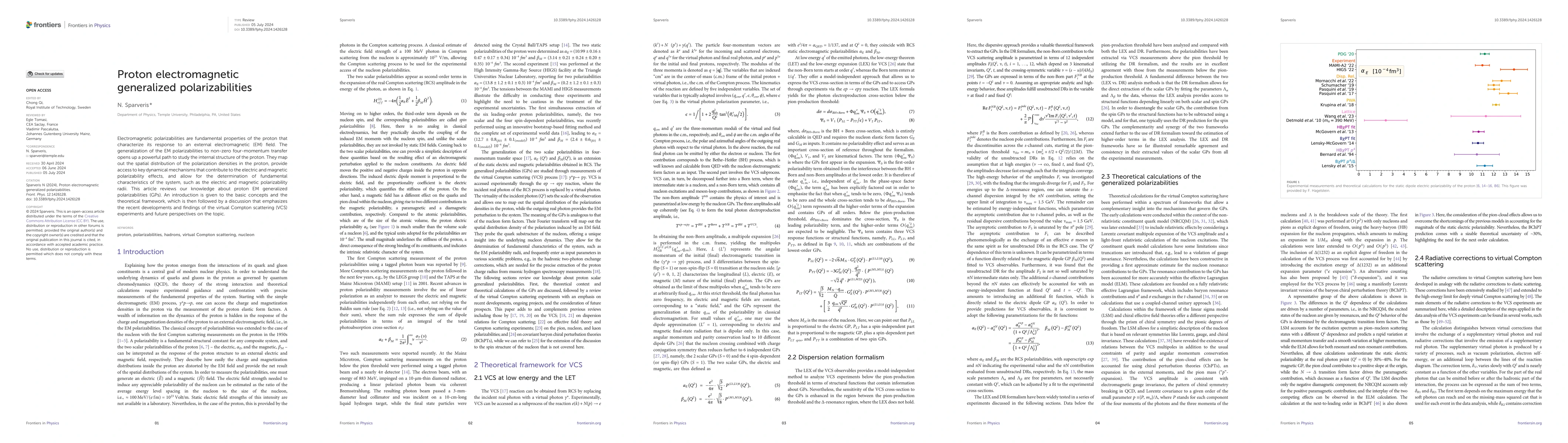 Thumbnail for The Proton Electromagnetic Generalized Polarizabilities