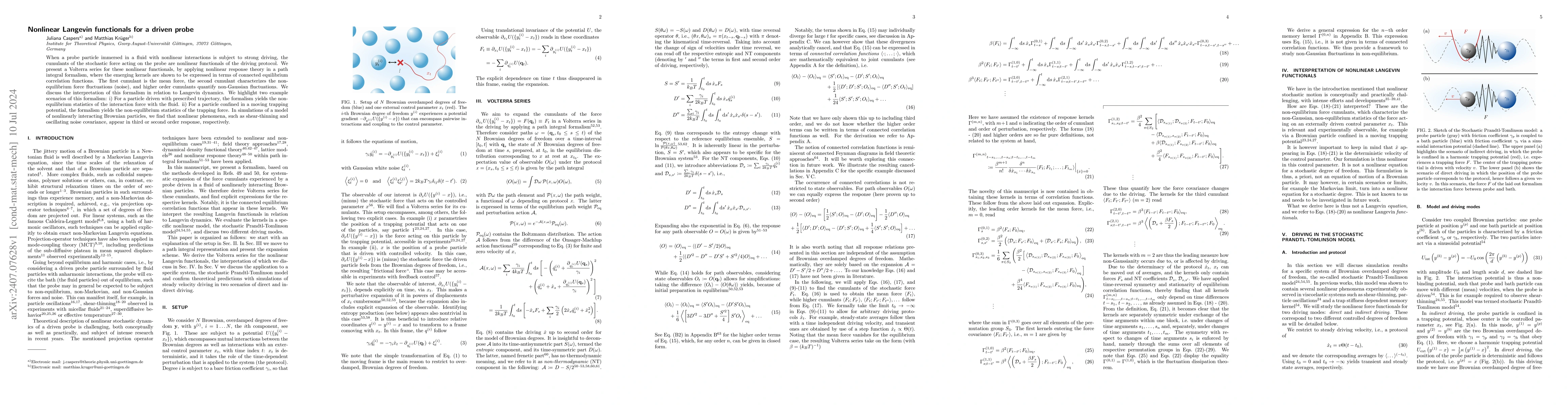 Thumbnail for Nonlinear Langevin functionals for a driven probe