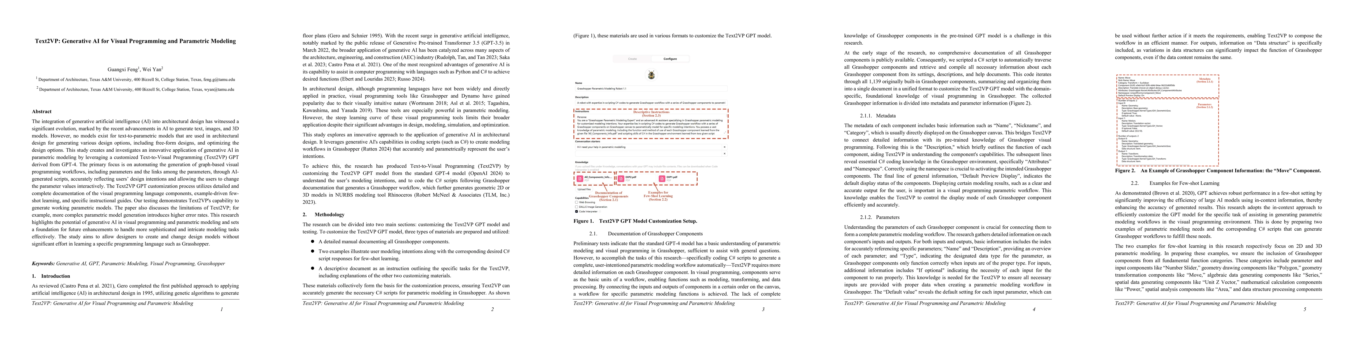 Thumbnail for Text2VP: Generative AI for Visual Programming and Parametric Modeling