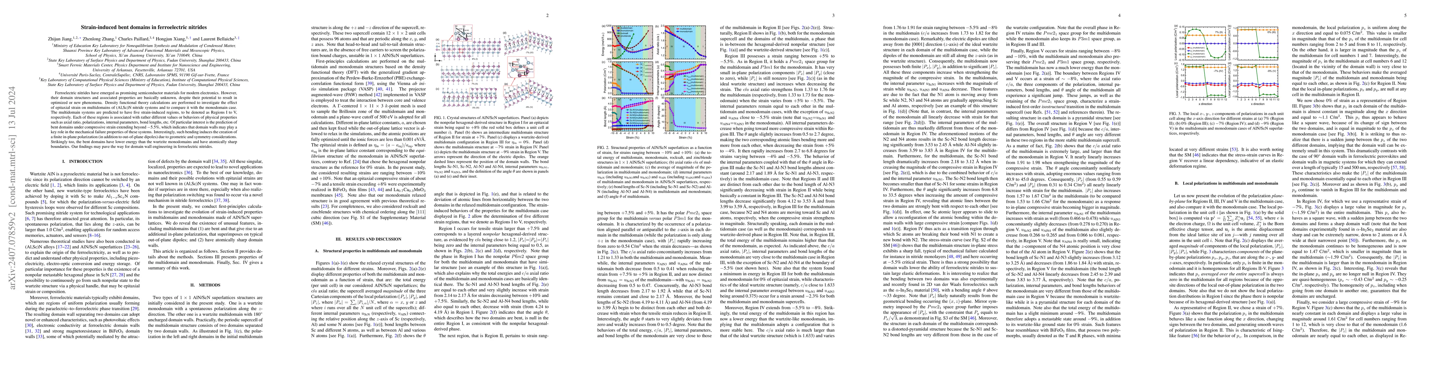 Thumbnail for Strain-induced bent domains in ferroelectric nitrides