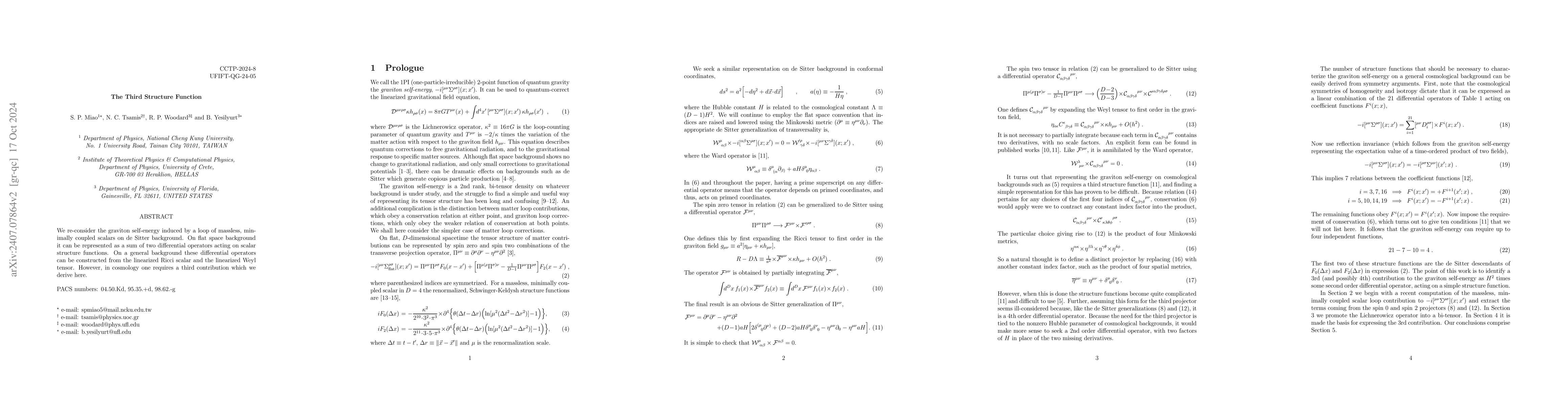 Thumbnail for The Third Structure Function