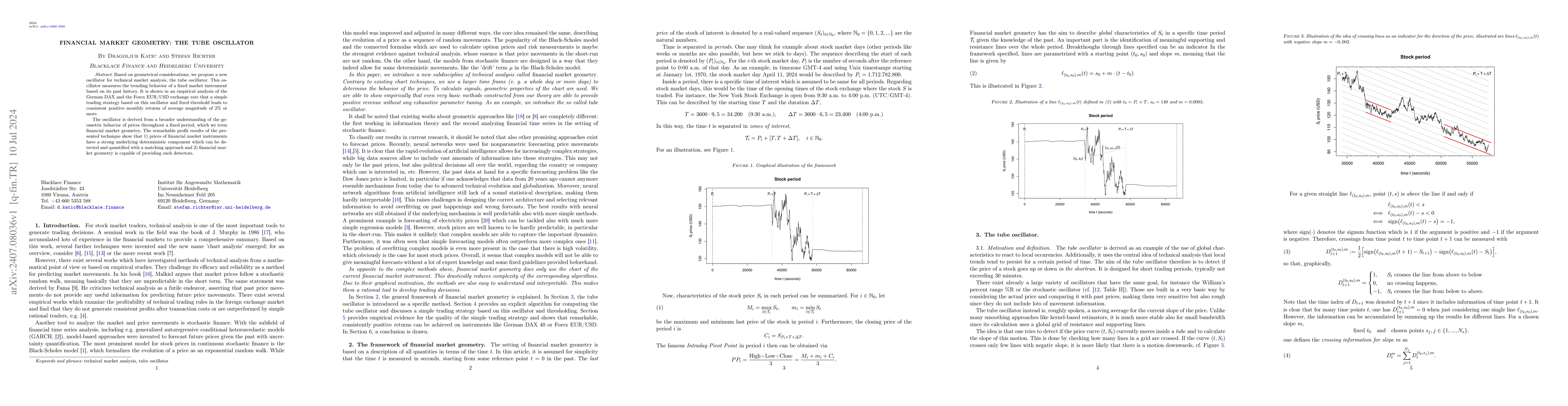 Thumbnail for Financial market geometry: The tube oscillator