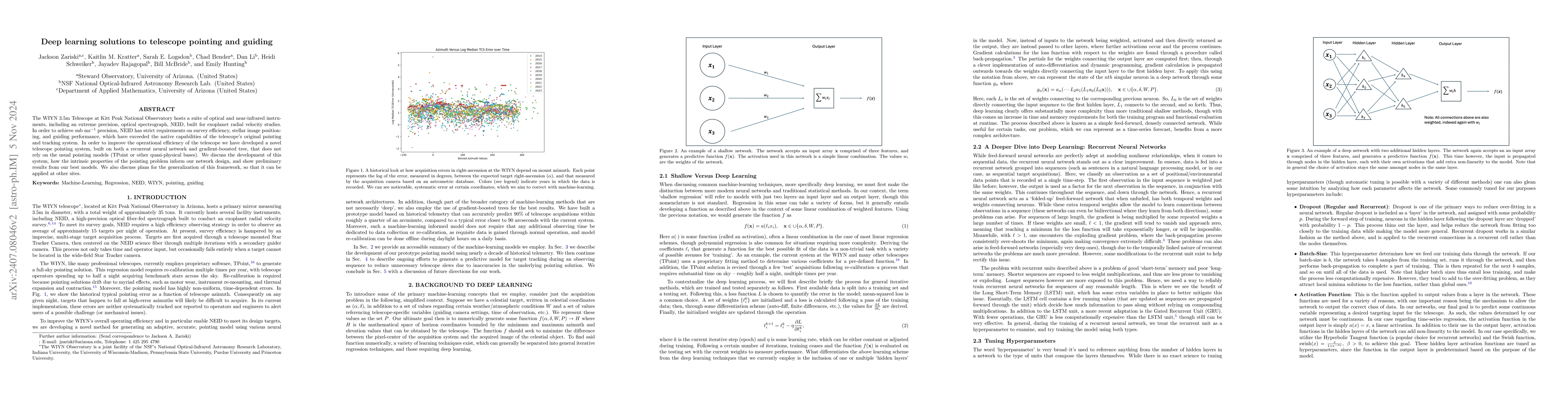 Thumbnail for Deep learning solutions to telescope pointing and guiding