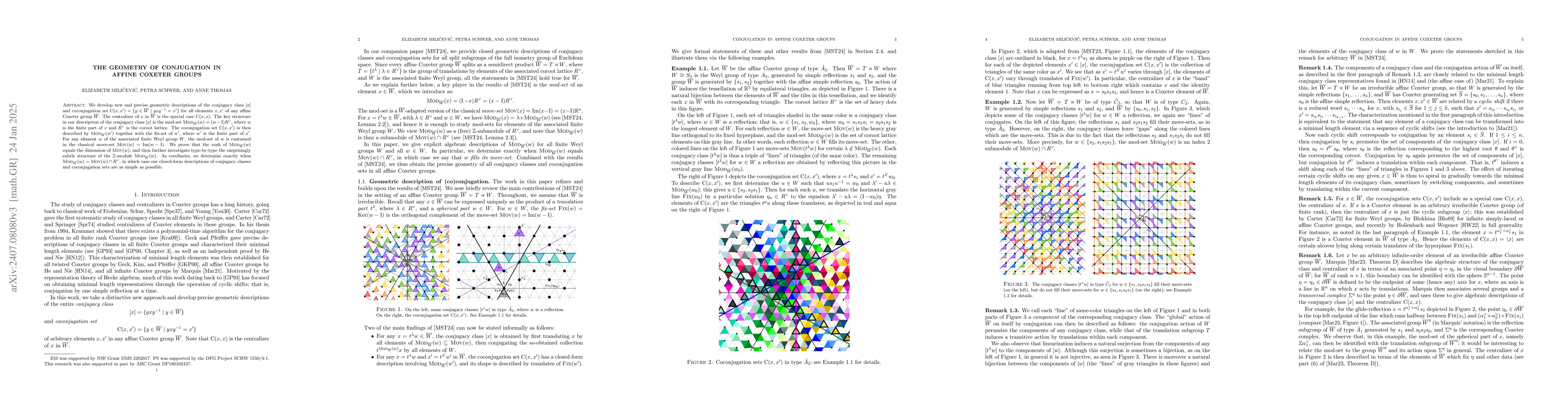 Thumbnail for The geometry of conjugation in affine Coxeter groups