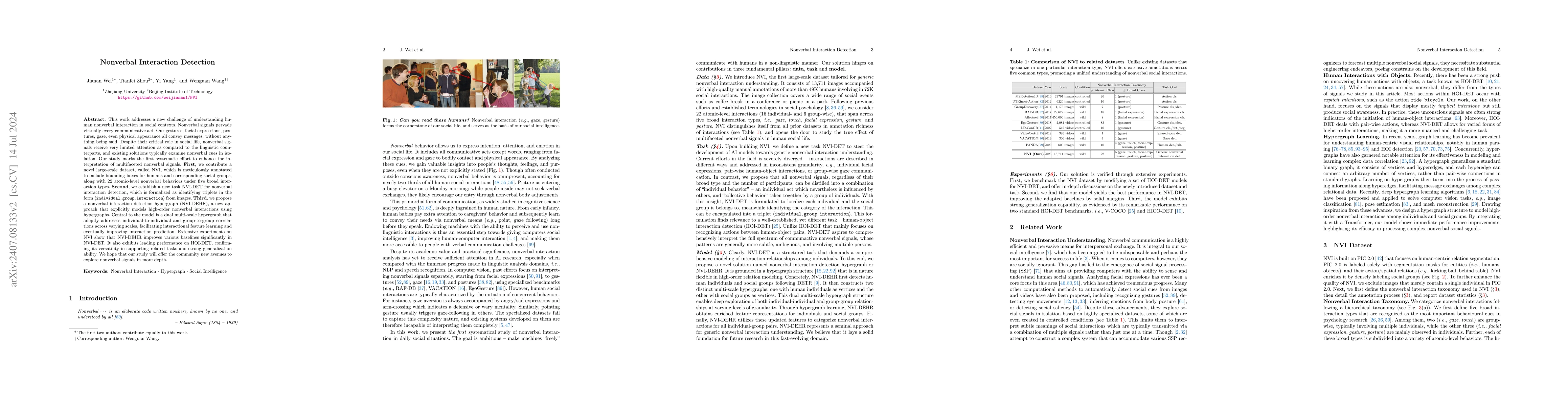 Thumbnail for Nonverbal Interaction Detection