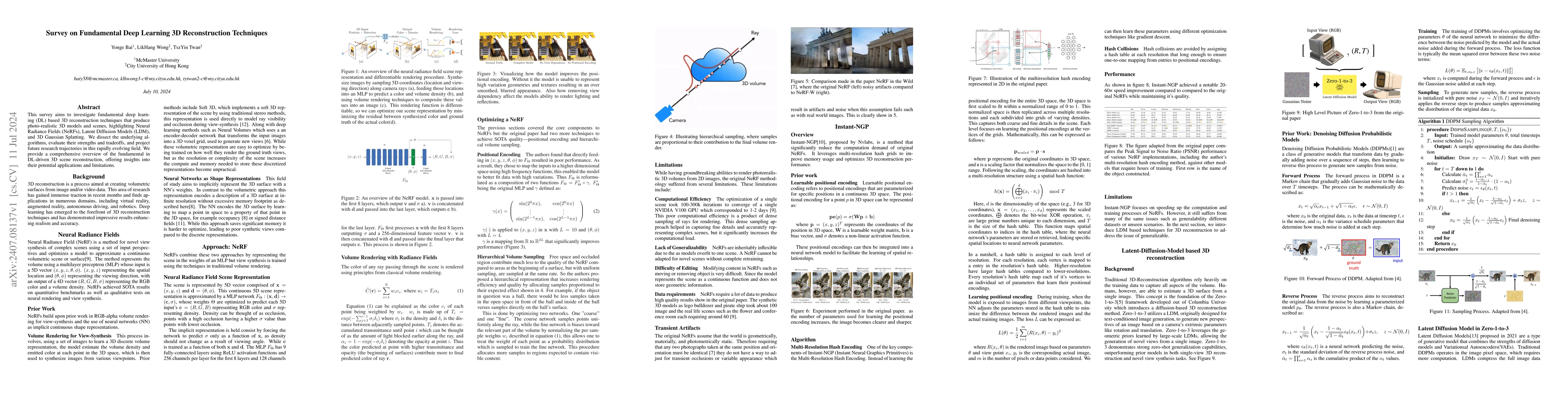 Thumbnail for Survey on Fundamental Deep Learning 3D Reconstruction Techniques