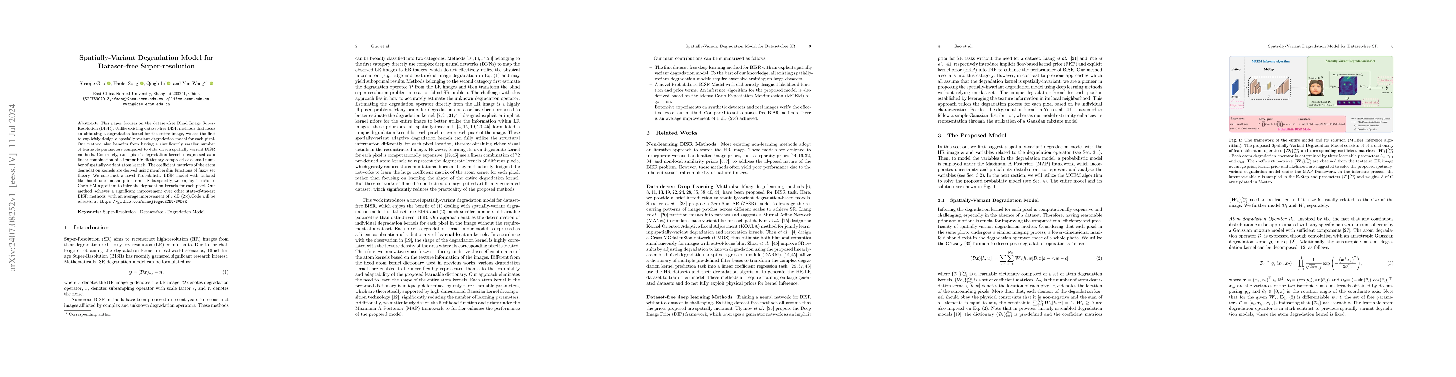 Thumbnail for Spatially-Variant Degradation Model for Dataset-free Super-resolution