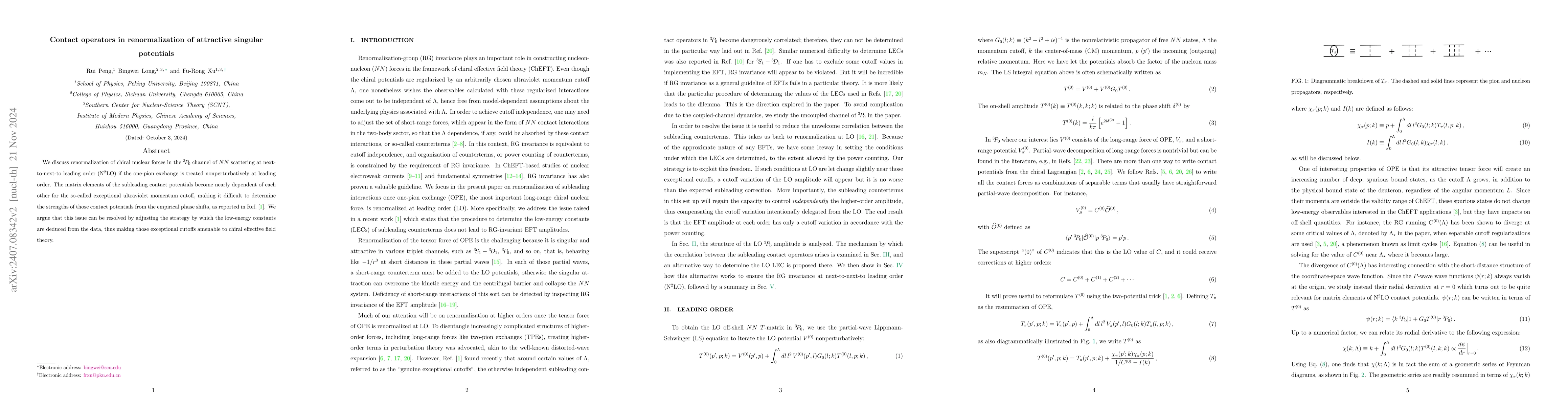 Thumbnail for Contact operators in renormalization of attractive singular potentials