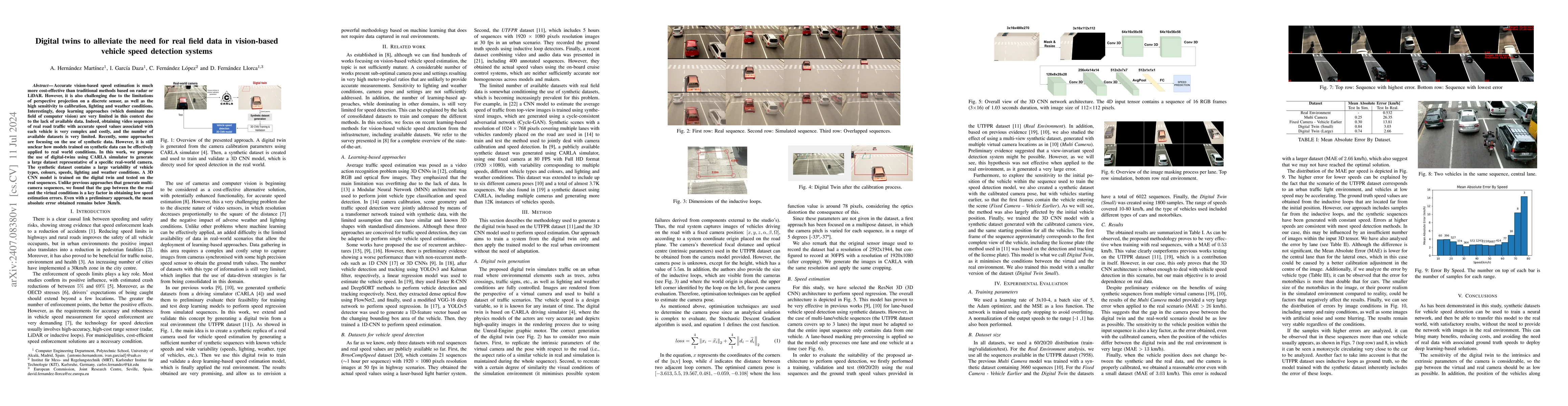 Thumbnail for Digital twins to alleviate the need for real field data in vision-based
  vehicle speed detection systems