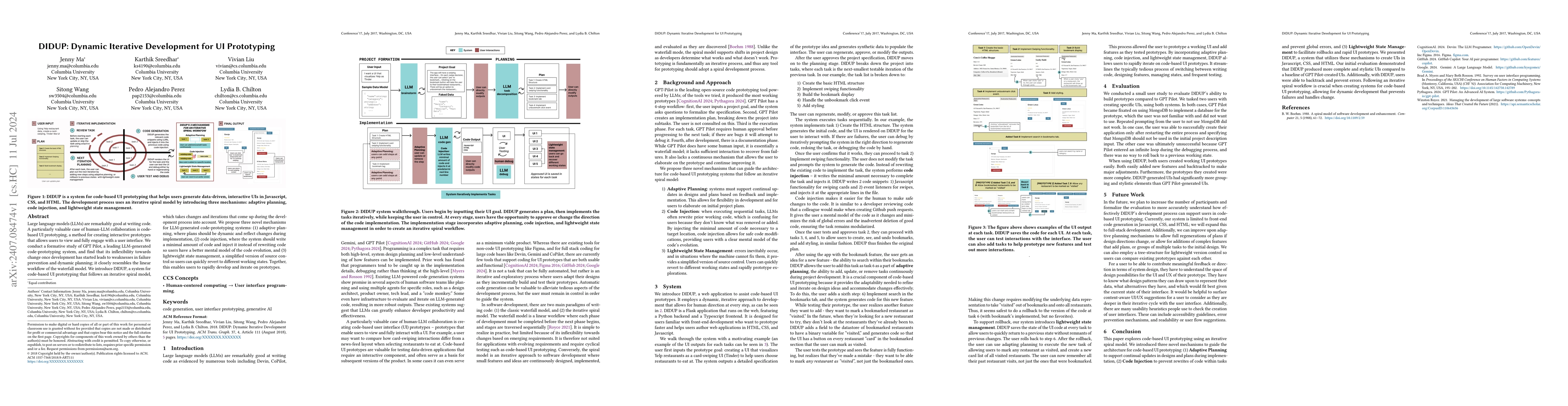 Thumbnail for DIDUP: Dynamic Iterative Development for UI Prototyping