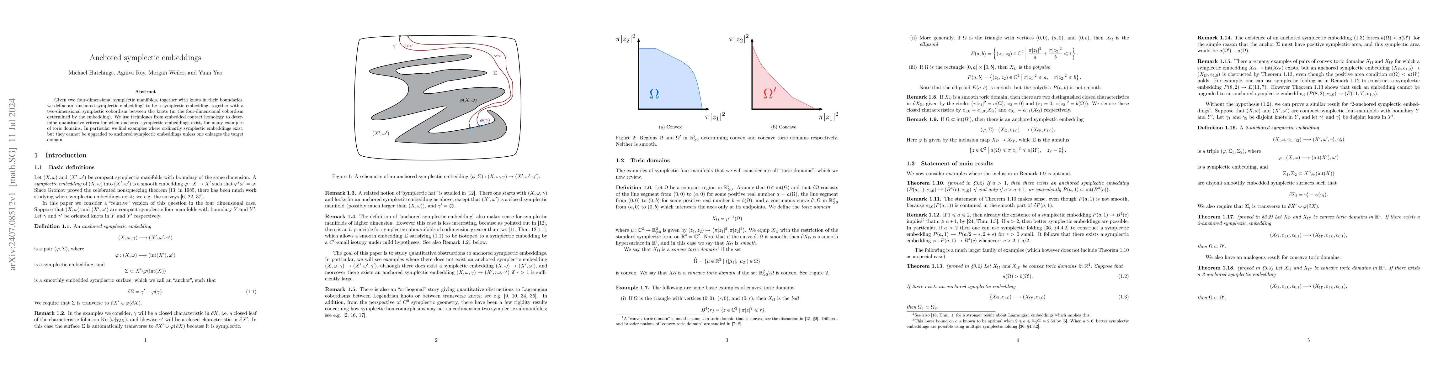 Thumbnail for Anchored symplectic embeddings