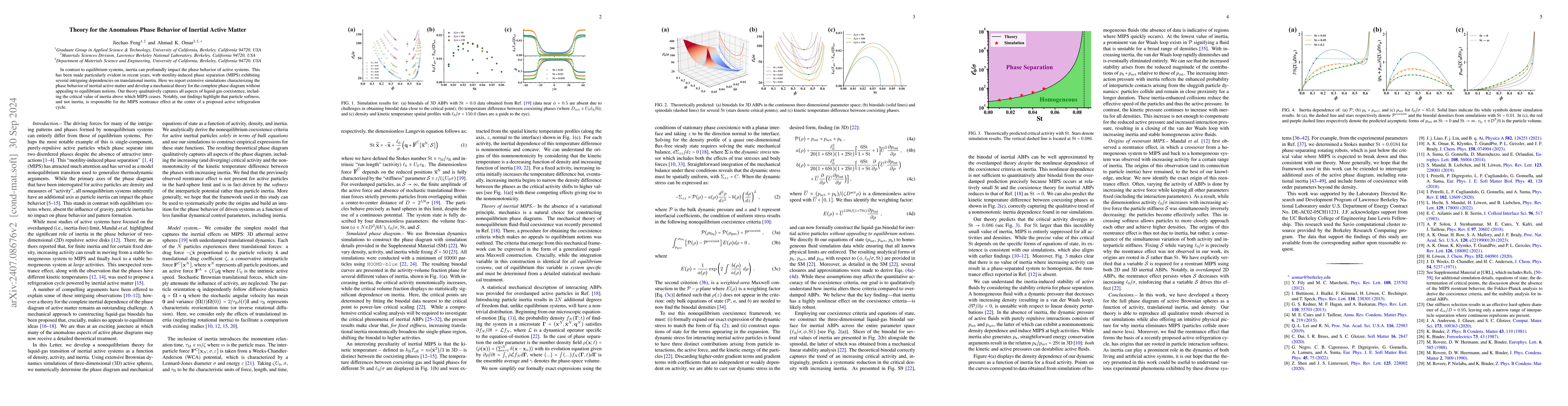 Thumbnail for Theory for the Anomalous Phase Behavior of Inertial Active Matter