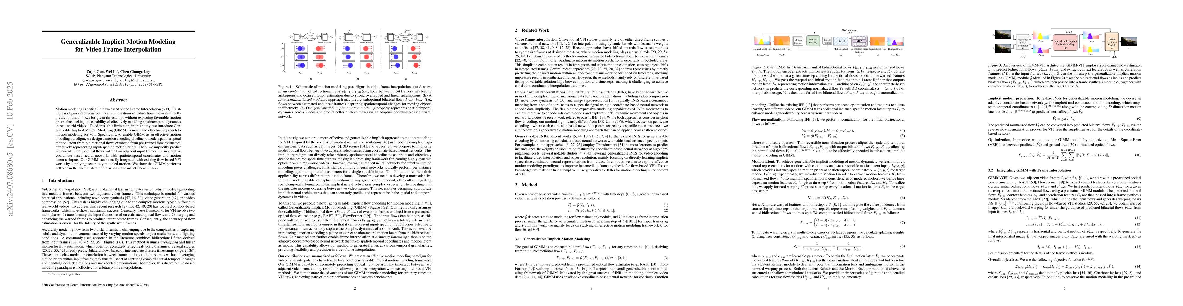 Thumbnail for Generalizable Implicit Motion Modeling for Video Frame Interpolation
