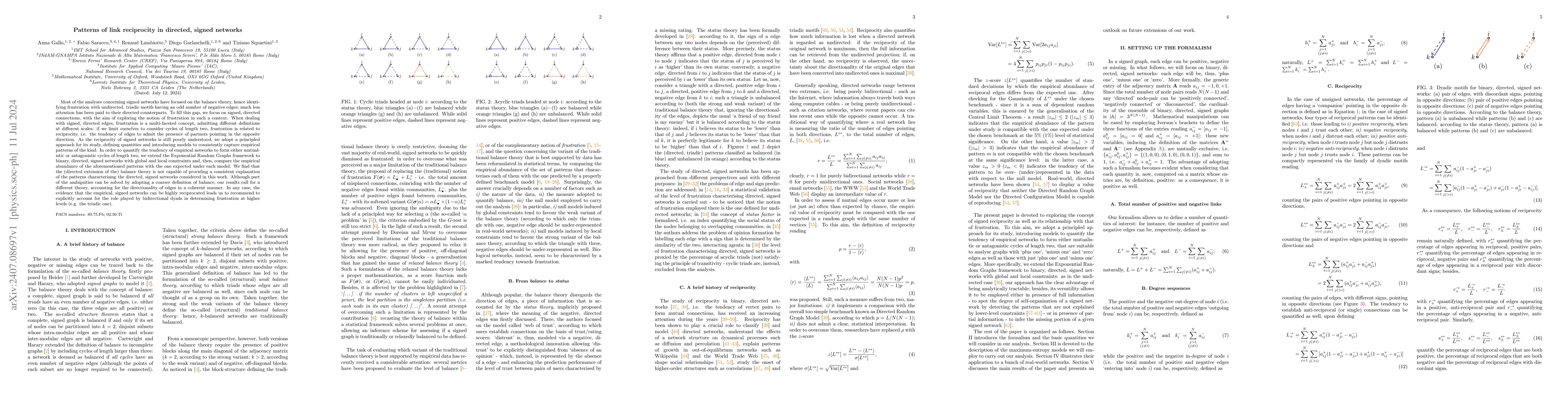 Thumbnail for Patterns of link reciprocity in directed, signed networks