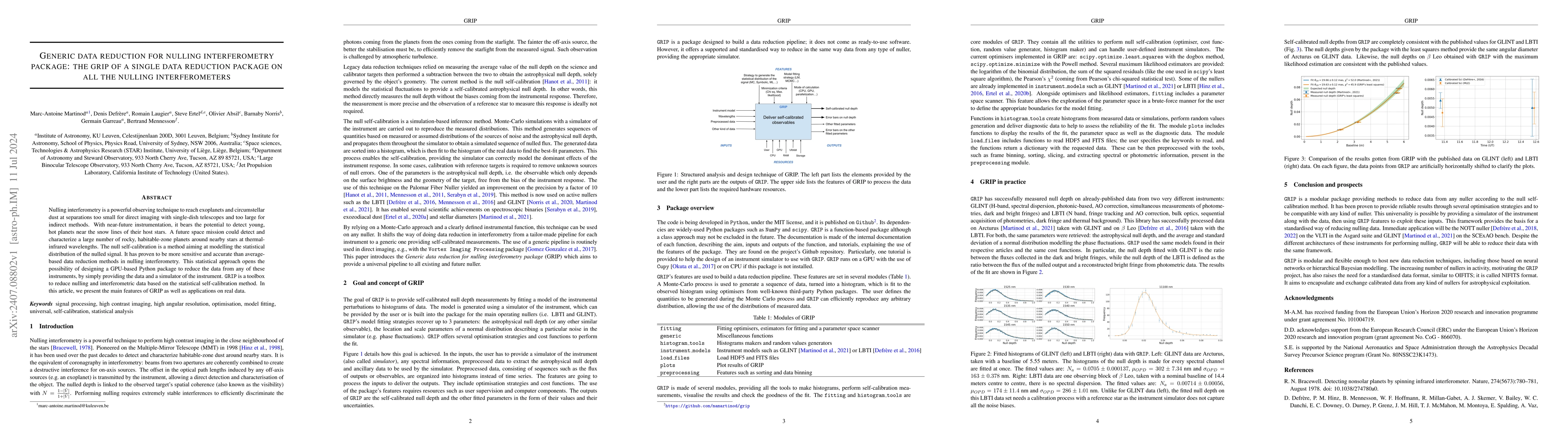 Thumbnail for Generic data reduction for nulling interferometry package: the grip of a
  single data reduction package on all the nulling interferometers