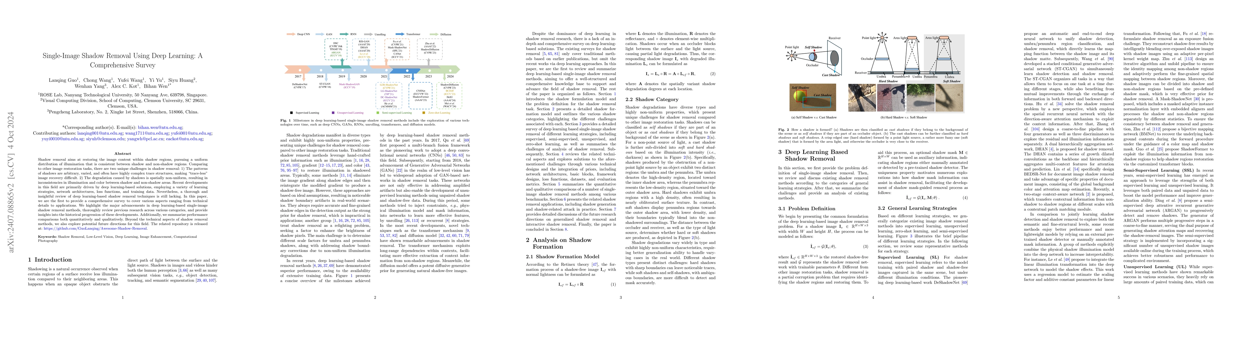 Thumbnail for Single-Image Shadow Removal Using Deep Learning: A Comprehensive Survey