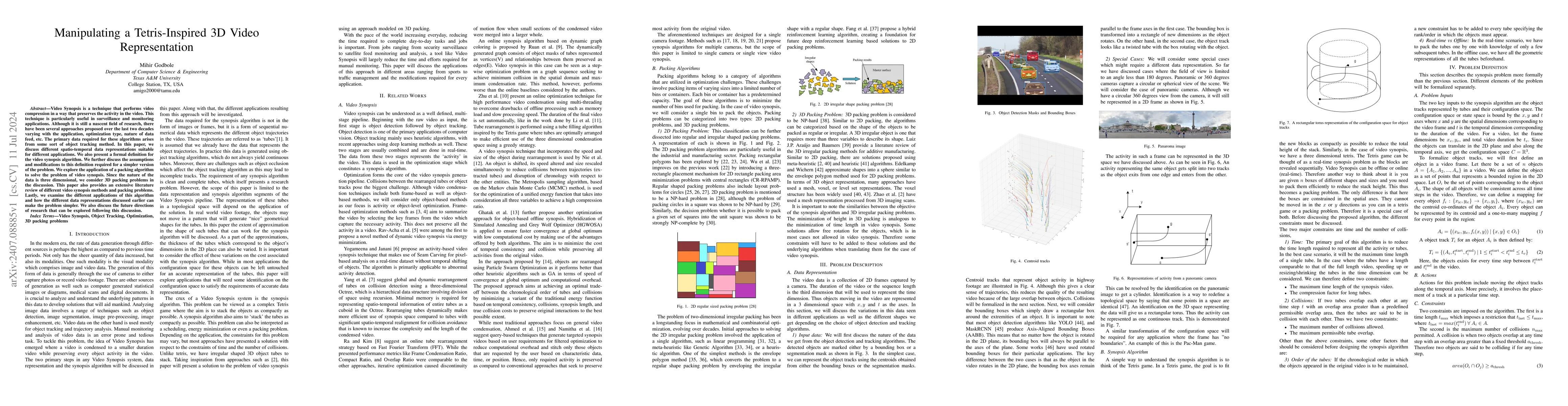 Thumbnail for Manipulating a Tetris-Inspired 3D Video Representation