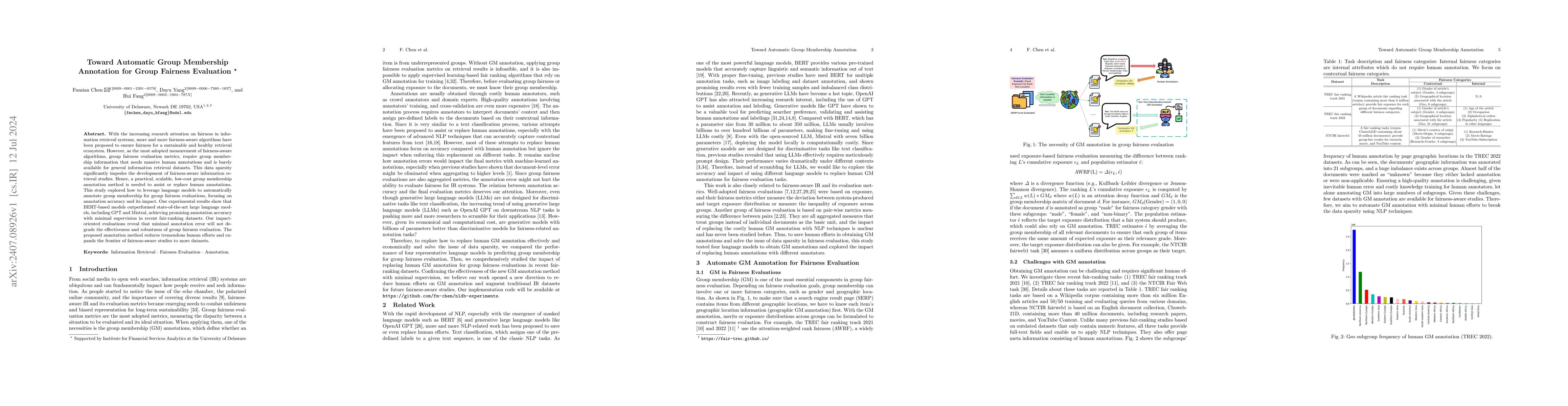 Thumbnail for Toward Automatic Group Membership Annotation for Group Fairness
  Evaluation