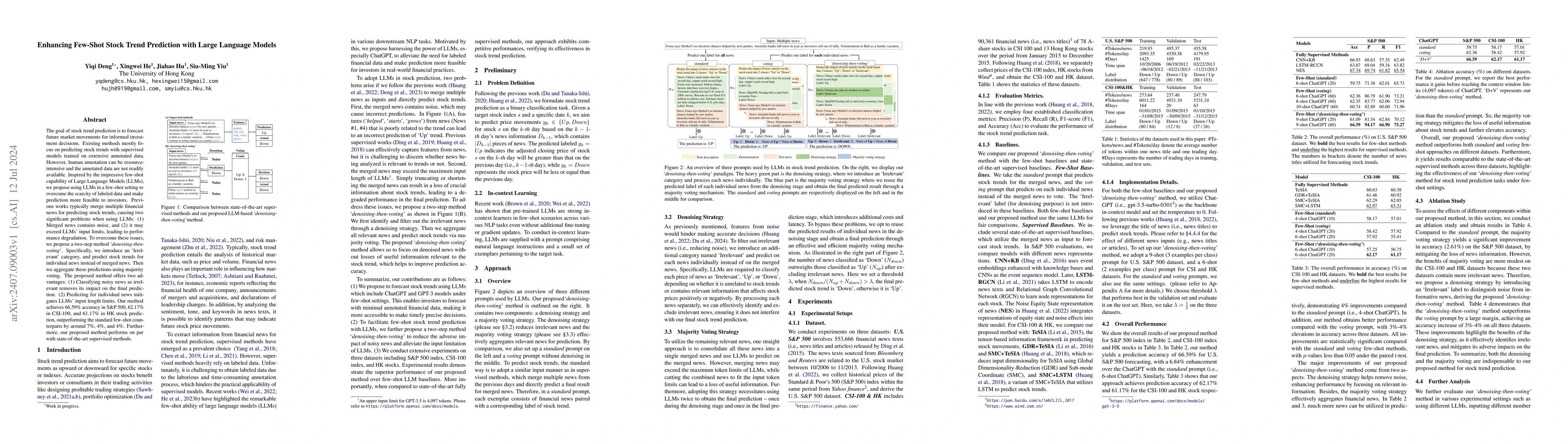Thumbnail for Enhancing Few-Shot Stock Trend Prediction with Large Language Models