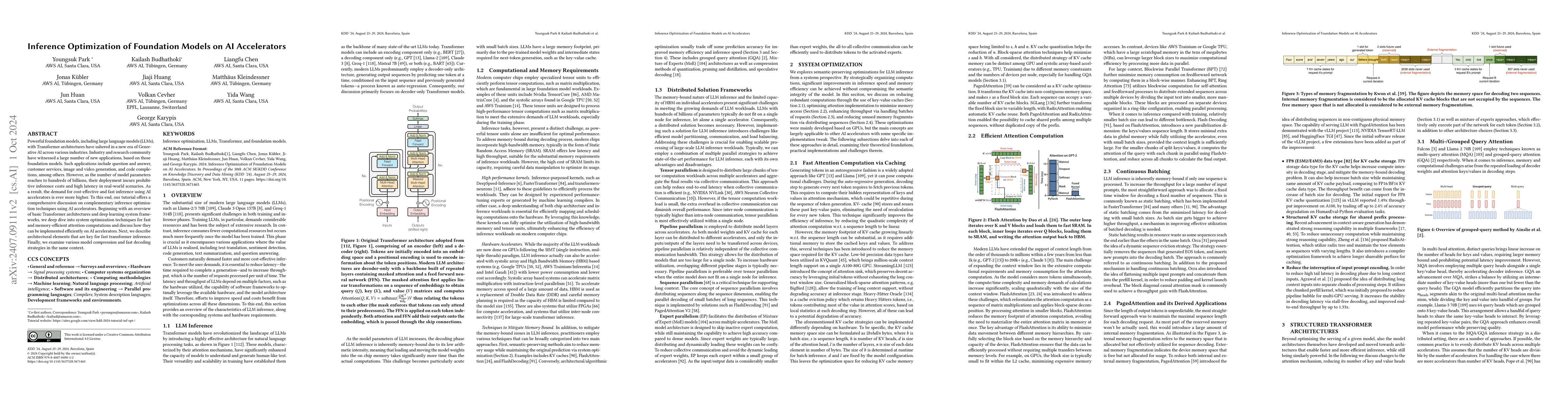 Thumbnail for Inference Optimization of Foundation Models on AI Accelerators