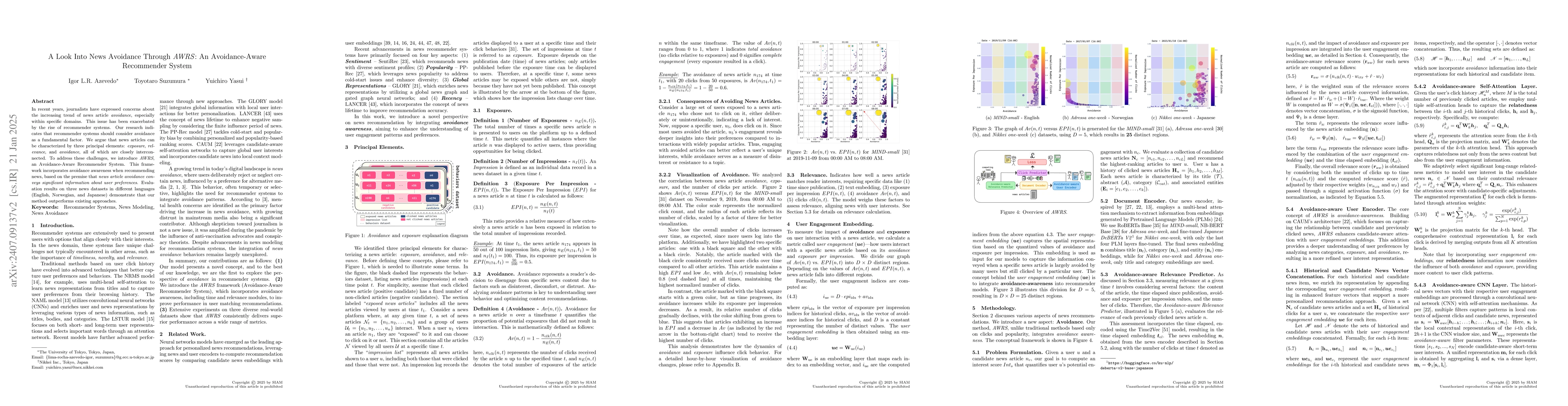 Thumbnail for A Look Into News Avoidance Through AWRS: An Avoidance-Aware Recommender
  System